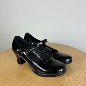 Dansko Patent Leather Block Heel Mary Jane Pumps Women's EU 41 US 10.5 Retro